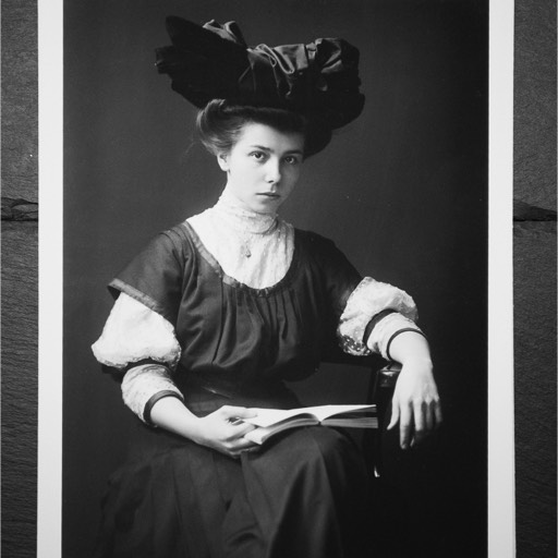 Gretl #1, (Margarethe), Jahrhundertwende 19./20. Jahrhundert, Fotograf:in unbekannt, Sammlung Koeppel. Kat. No. H2026.11 -Photo/FineArt Reprint 16 x 21,5cm