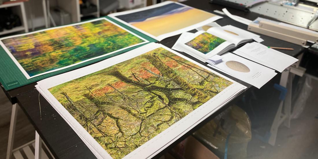 Grossformatige Prints mit Landschaften von Colin Prior / Buch von Colin Prior