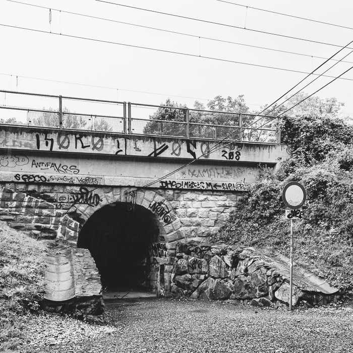 Ausgang des Tunnels im Ferdinand Wolf Park<br>2023 © Herbert Koeppel - Kat. No. D20230920.106