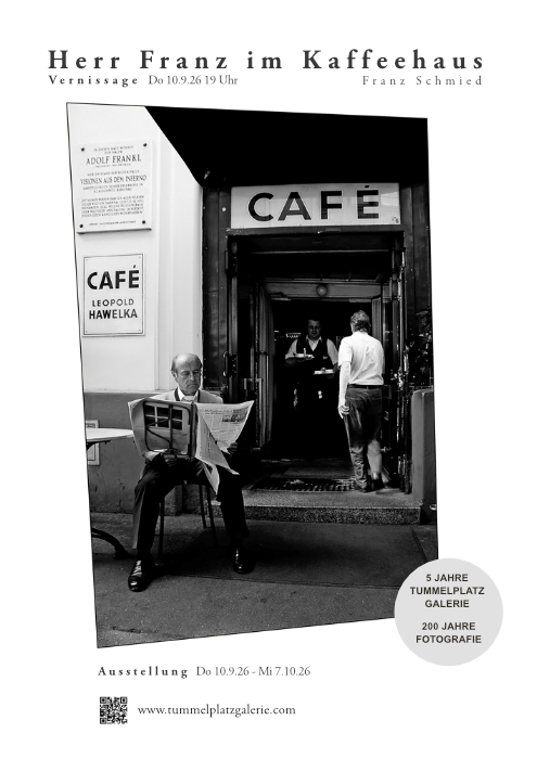 Herr Franz im Kaffeehaus - Franz Schmied